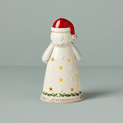 Lenox Holiday Santa Light - Up Figurine, Ivory