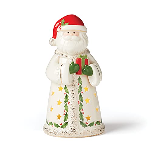 Lenox Holiday Santa Light - Up Figurine, Ivory