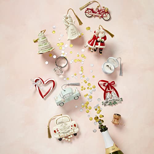 Lenox Ice Skating Santa and Mrs. Claus Ornament