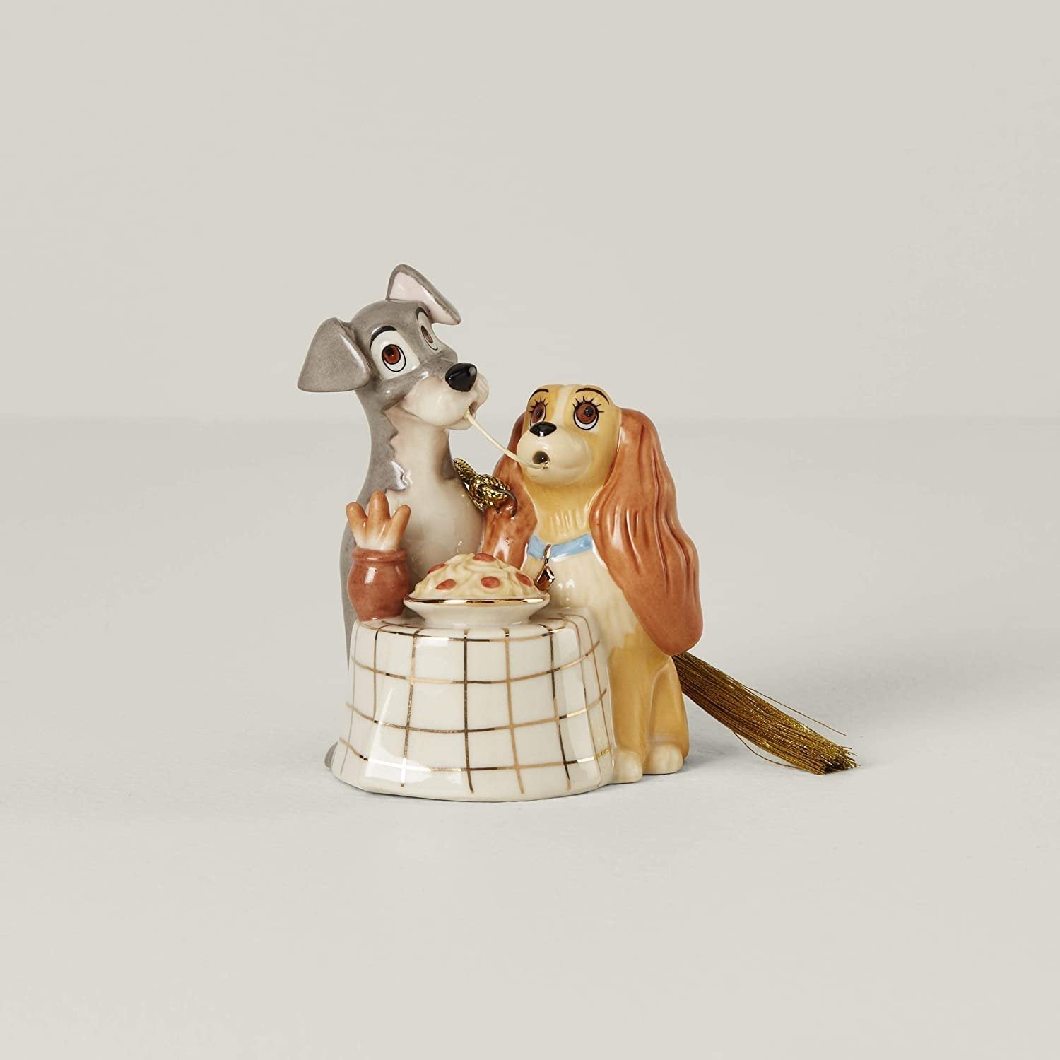 Lenox Lady & The Tramp Ornament, 0.40 LB, Multi