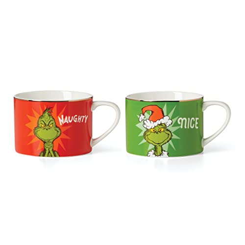 Lenox Merry Grinchmas Naughty & Nice Mugs (Set of 2)