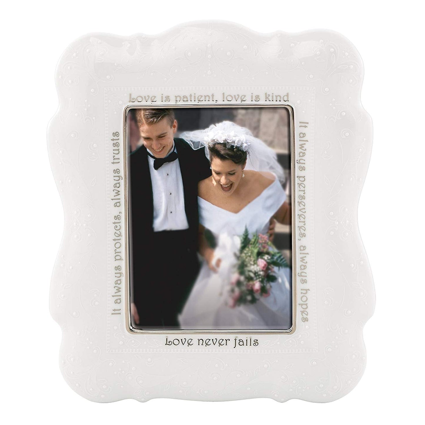 Lenox Opal Innocence Frame for 5 by 7 - Inch Photo