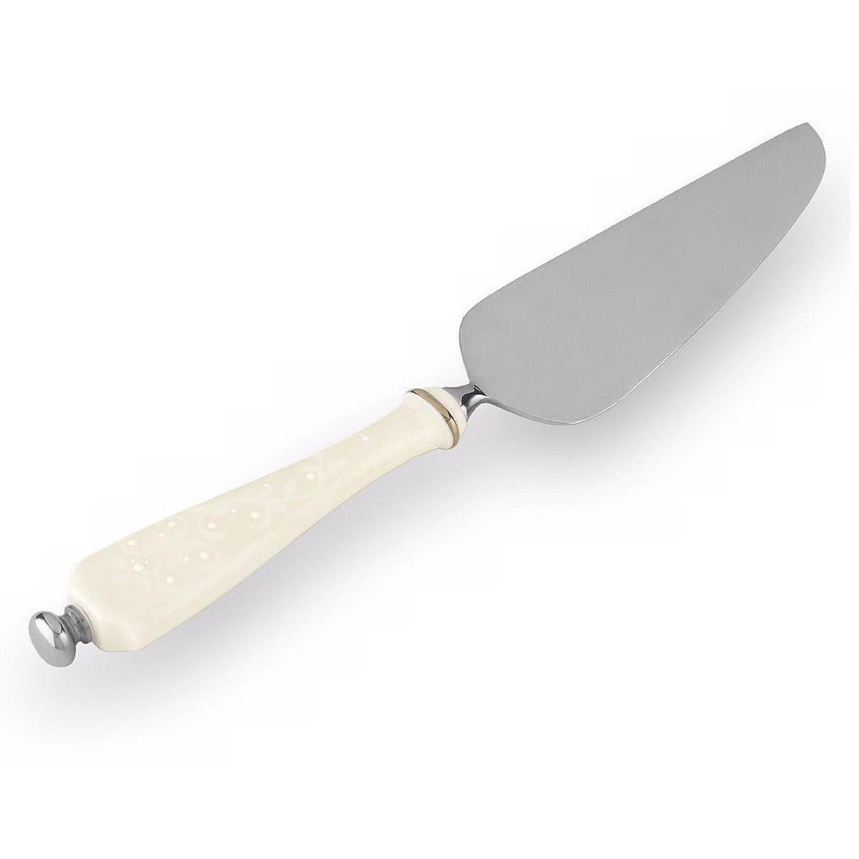 Lenox Opal Innocence Porcelain and Stainless - steel Cake Server