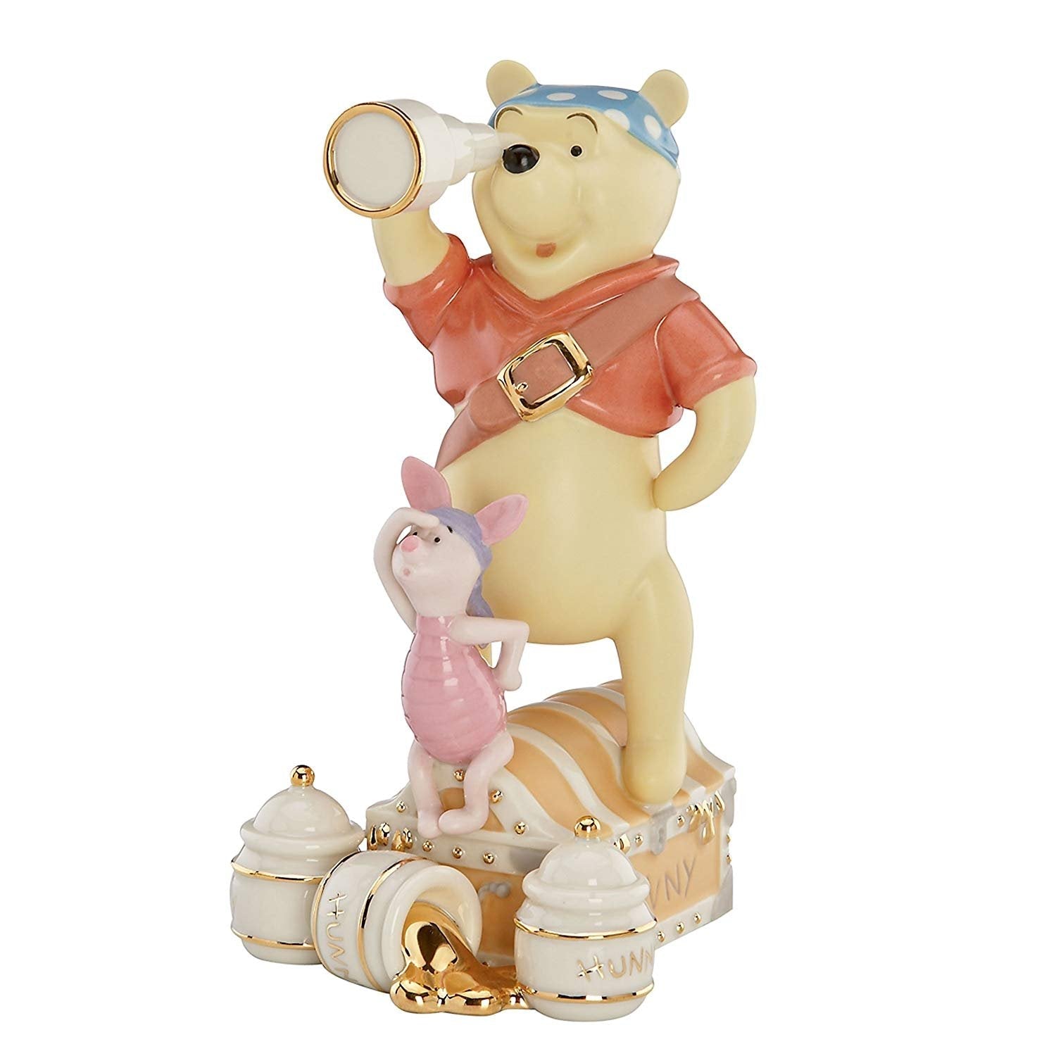 Lenox Pooh and Piglet's Pirate Adventure Figurine