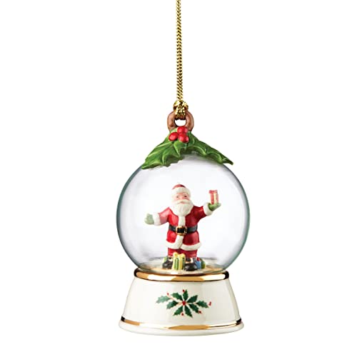 Lenox Santa Globe Ornament