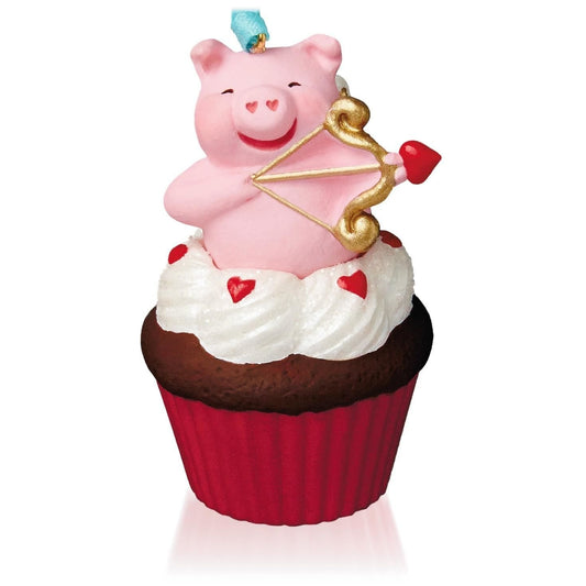 Little Cupiggy Keepsake Cupcake Ornament 2016 Hallmark