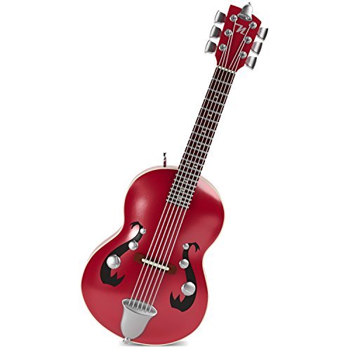 Little Strummer Guitar, 2018 Miniature Keepsake Ornament with Music, 3.04"