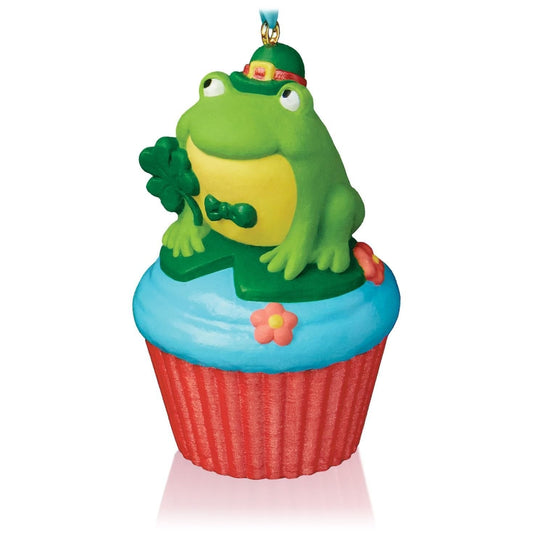 Lucky Leap - rechaun Keepsake Cupcake Ornament 2016 Hallmark
