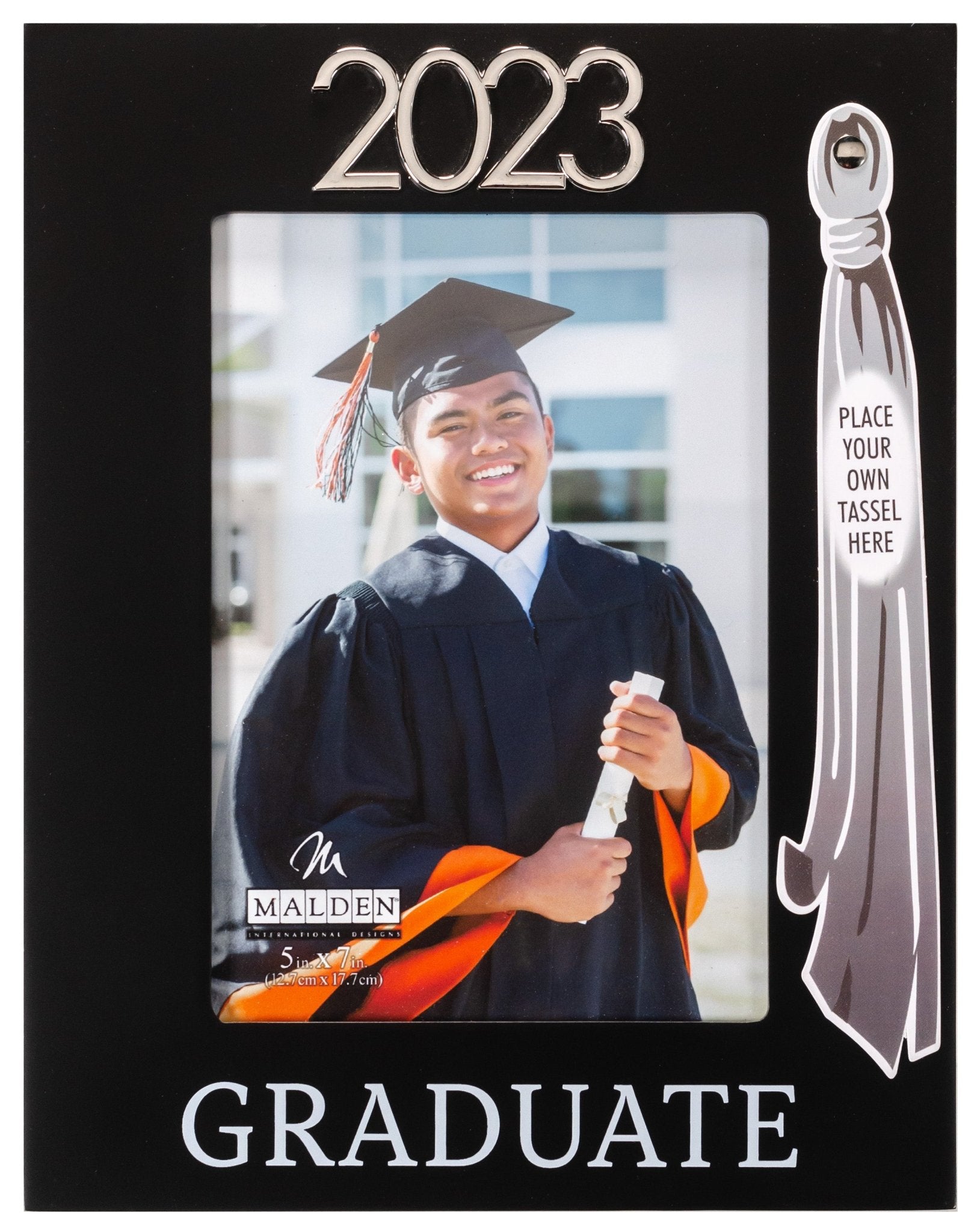 Malden 2023 Graduate with Tassel White Picture Frame 5x7