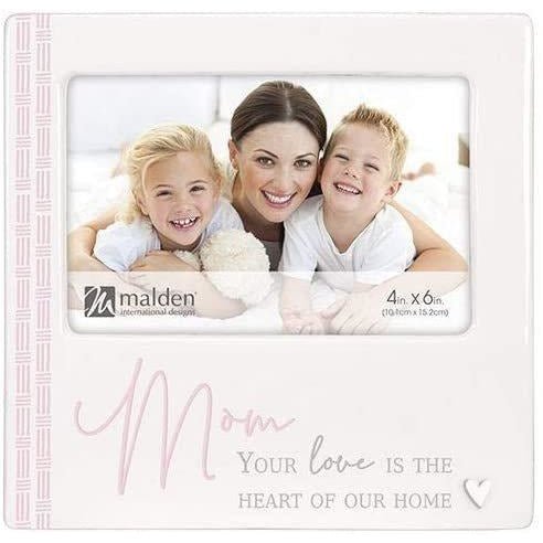 Malden 4x6 Mom Ceramic Script Frame