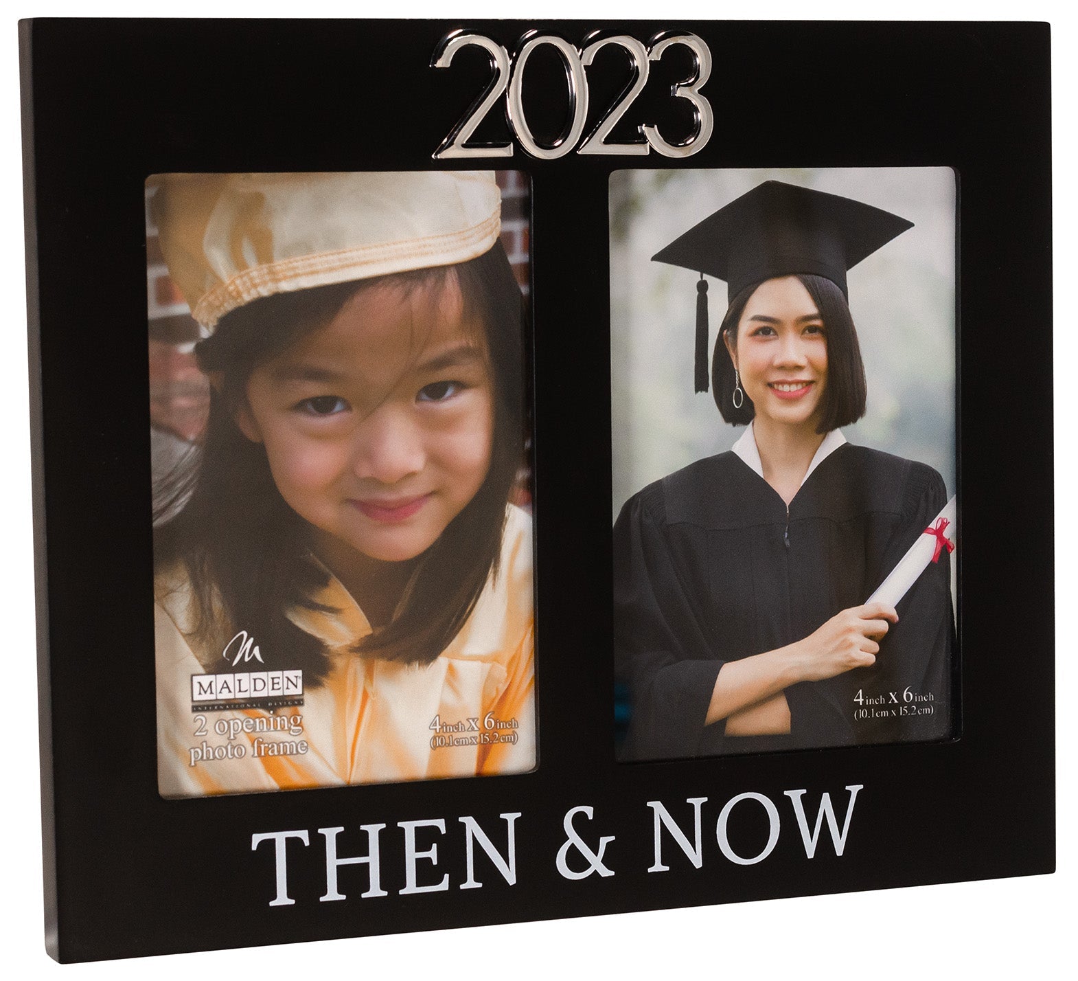 Malden Then & Now 2023 Graduation Picture Frame 2 - OP 4x6