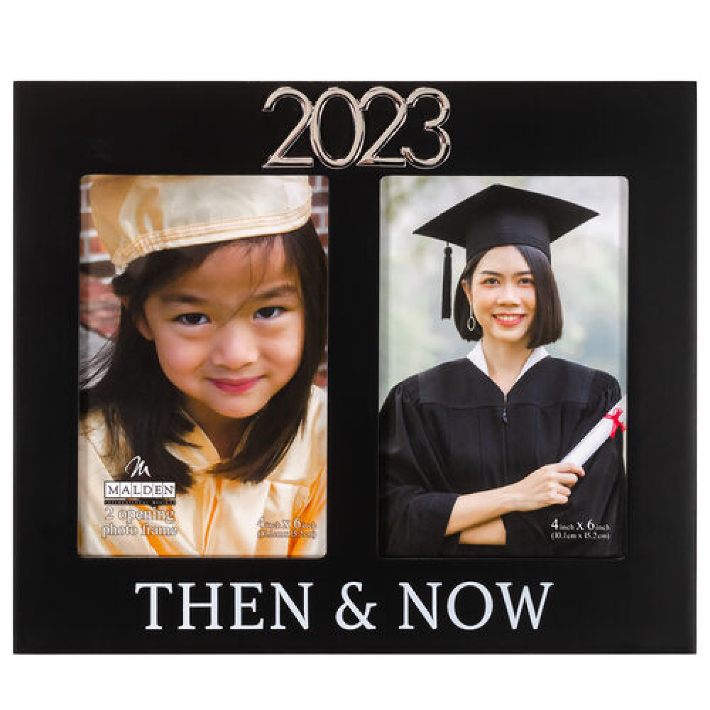 Malden Then & Now 2023 Graduation Picture Frame 2 - OP 4x6