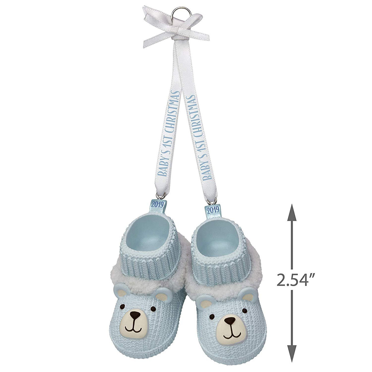 Hallmark Keepsake 2019 Year Dated Baby My First Christmas Jack-in-The-Box Bear Ornament