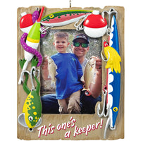 Hallmark Keepsake Christmas Ornament 2020, A Reel Keeper Fishing Photo Frame