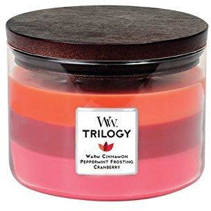 Woodwick 18oz Trilogy Candle - Holiday Spirit