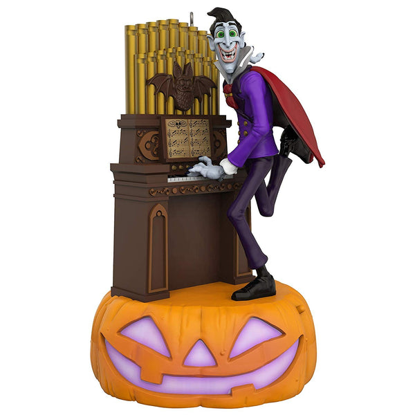 Hallmark Keepsake Halloween Ornament 2019 Monster Mash Collection Dracula on Organ,