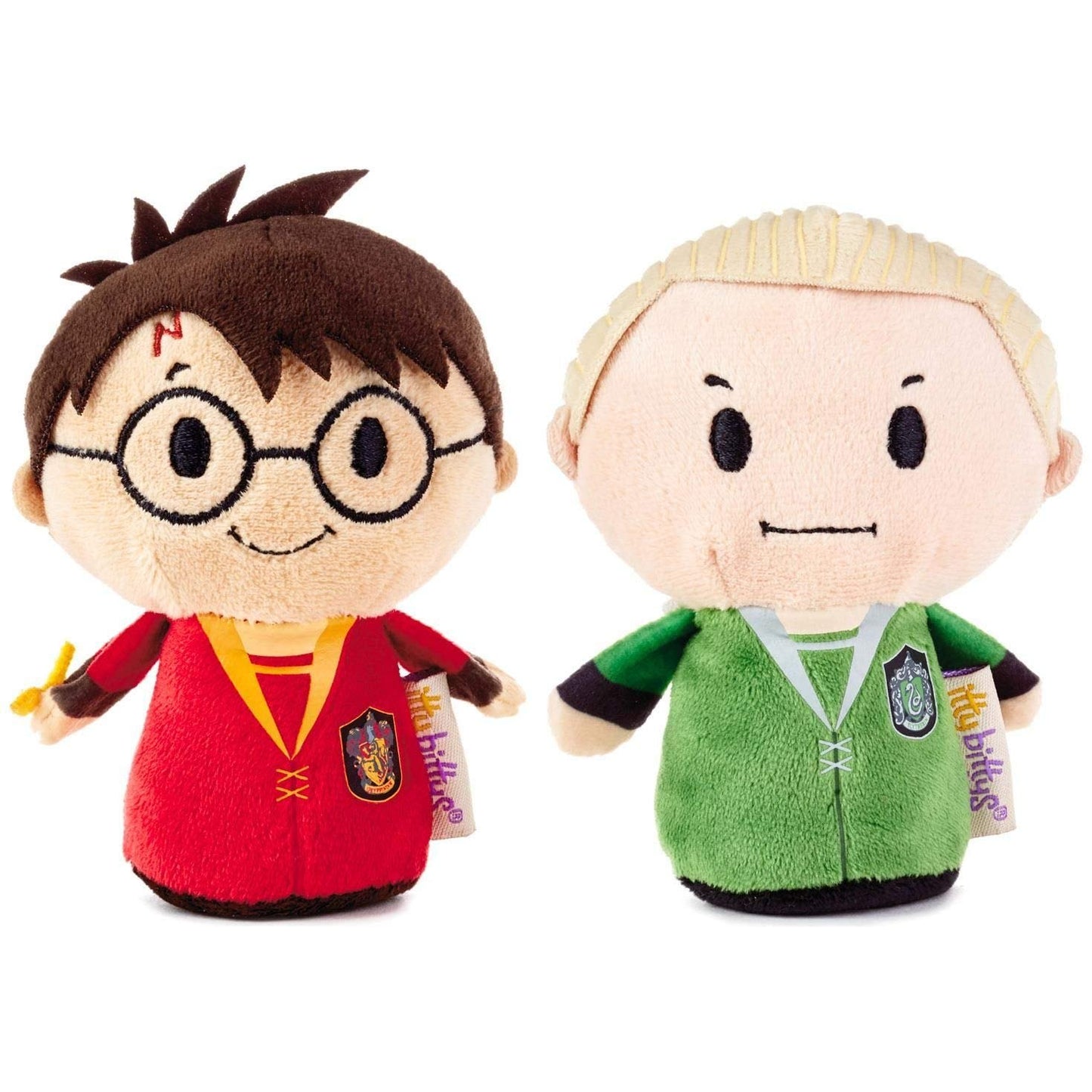 itty bittys Harry Potter Quidditch Pair Harry and Draco Stuffed Animals, Special Edition Set of 2 Stuffed Animals Movies & TV