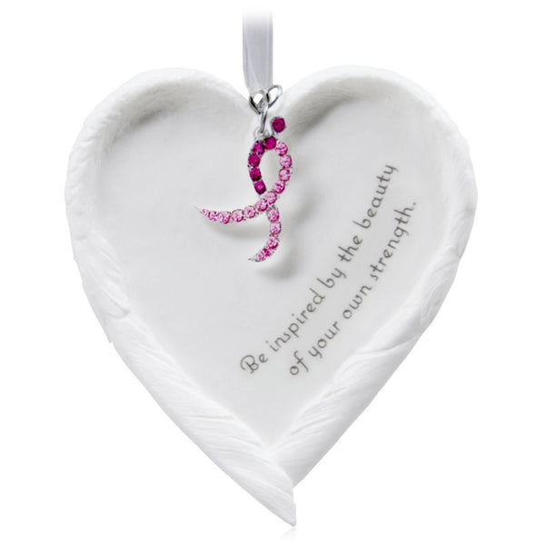 Beautiful You Angel Wings Porcelain Ornament benefiting Susan G. Komen 2015 Hallmark