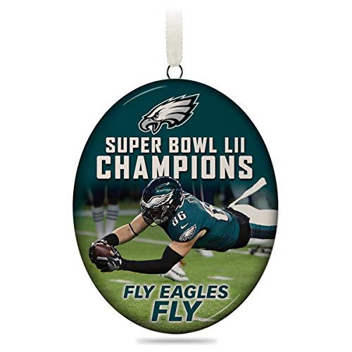 Philadelphia Eagles, Super Bowl LII Champions, Fly Eagles Fly Zach Ertz, 2018 Keepsake Ornament