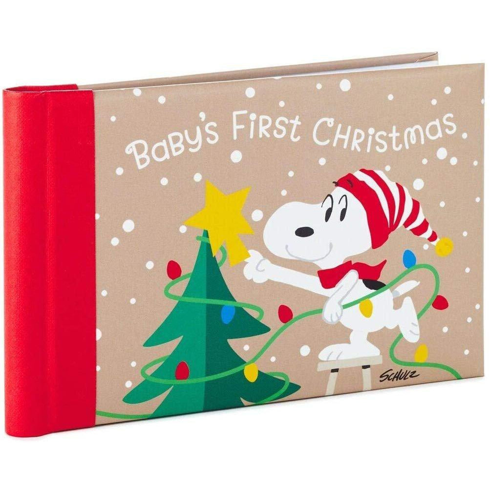 HMK Peanuts Snoopy Baby's First Christmas Brag Book Photo Album