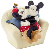 HMK Mickey and Minnie on Couch Porcelain Trinket Box