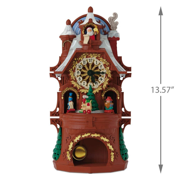 Hallmark Santa's Musical Christmas Clock with Motion and Light