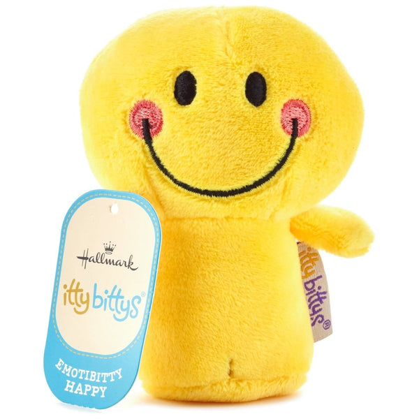 Hallmark itty bittys Happy Emotibitty Stuffed Animal Itty Bittys