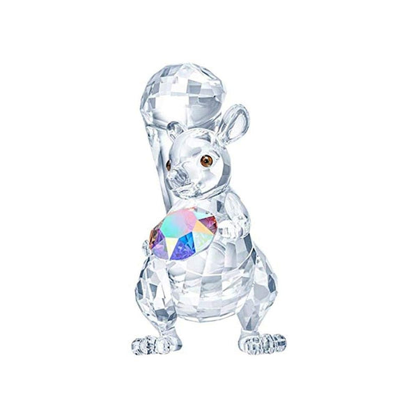 SWAROVSKI Authentic Winter Sparkle Jubilant and Joyful Crystal Squirrel Figurine