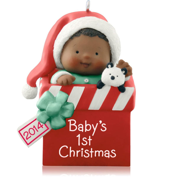Baby's First Christmas (African American) - 2014 Hallmark Keepsake Ornament