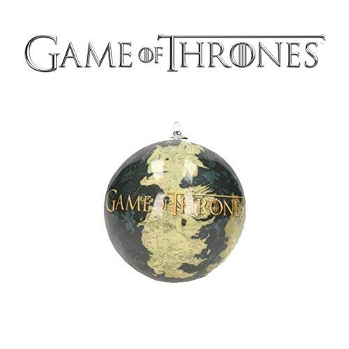 Kurt Adler Game of Thrones Map 3.5" Ball Ornament Standard