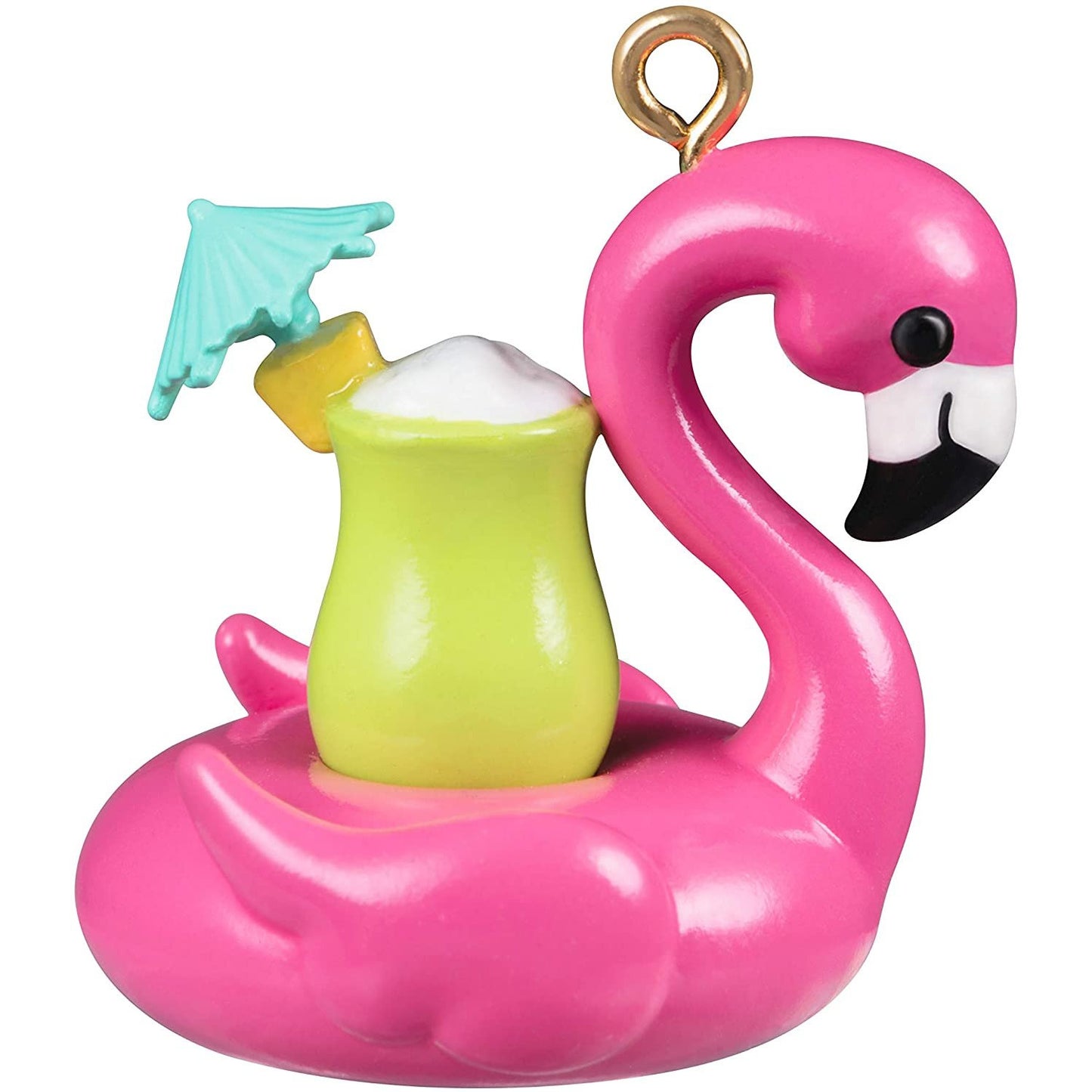 Hallmark Keepsake Christmas Ornament 2020, Mini Flamingo Floatie, 0.8"