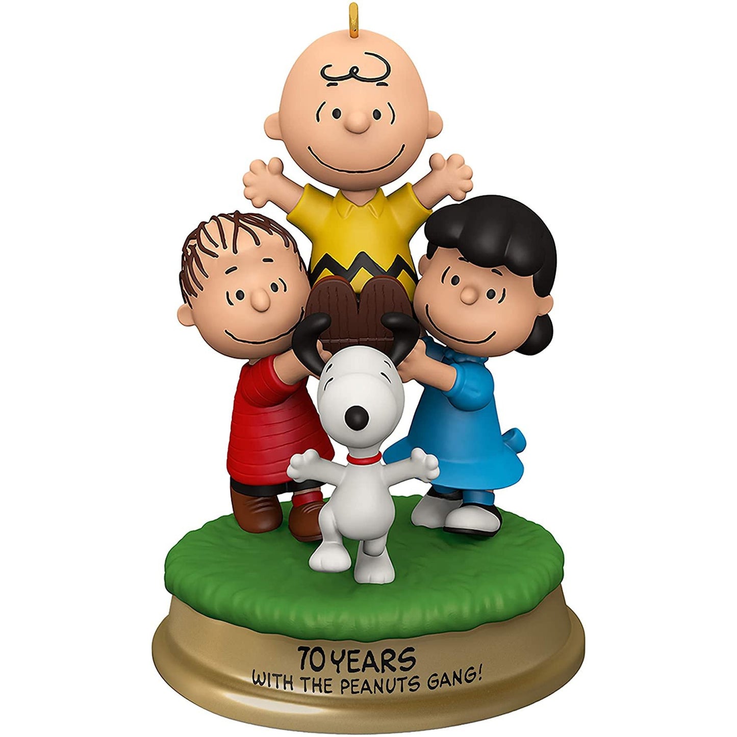 Hallmark Keepsake Christmas Ornament 2020, The Peanuts Gang 70th Anniversary You're a Good Man, Charlie Brown! With Sound