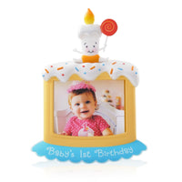 1 X Baby's First Birthday Photo Holder - 2014 Hallmark Keepsake Ornament