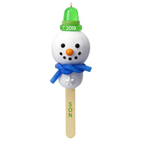 Hallmark Keepsake Christmas Ornament 2019 Year Dated Son Cake Pop Snowman,