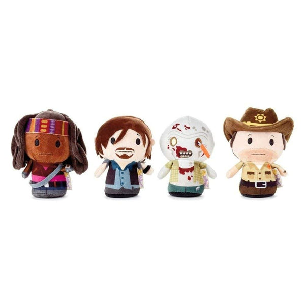 Hallmark Itty Bittys The Walking Dead Collector Set - Rick Grimes, Daryl Dixon, Michonne, Walker - Exclusive Characters