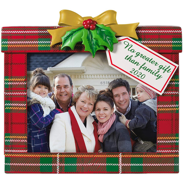 Hallmark Keepsake Christmas Ornament 2020 Year-Dated, Family's the Greatest Gift Photo Frame
