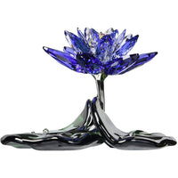 Swarovski Waterlily Figurines, Blue Violet
