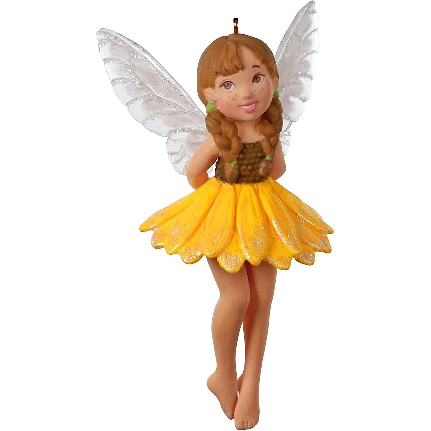Hallmark Keepsake Christmas Ornament 2020, Fairy Messengers Sunflower Fairy