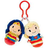 Hallmark DC Super Hero Girls™ Wonder Woman™ and Supergirl™ itty bittys® Clippys Stuffed Animals