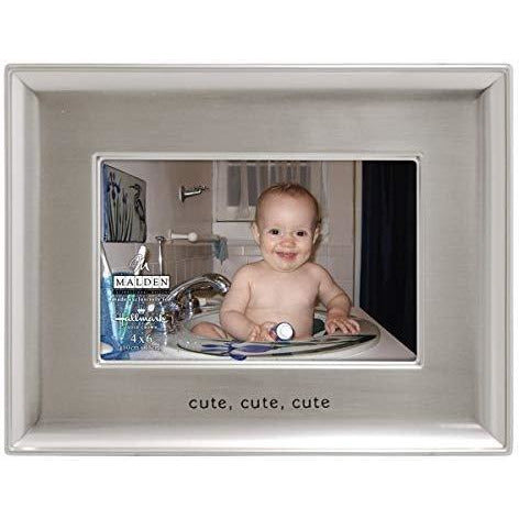 hm Hallmark Collectible Photo Frame (Baby, Cute, Cute, Cute. Metal 4x6)