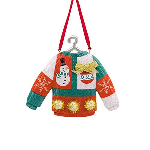 HMK Hallmark Tacky Christmas Sweater Tree Trimmer Ornament