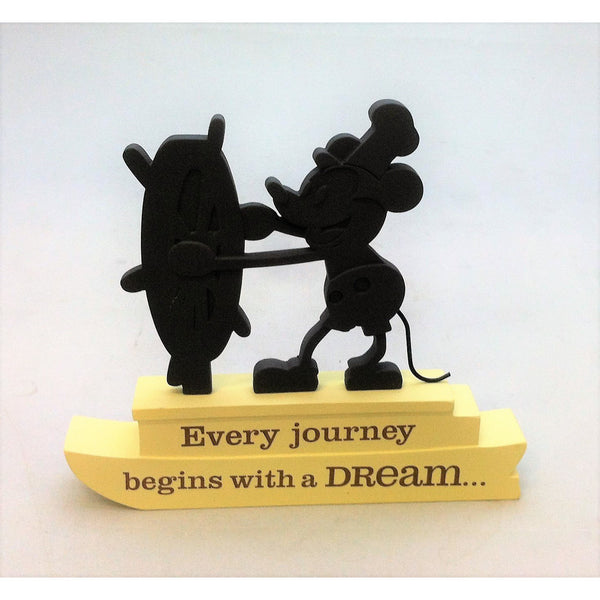 Hallmark 1DYG9142 - Steamboat Willie Every Journey Silhouette