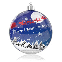Hallmark 2014 A Merry Christmas Eve Glass Ornament