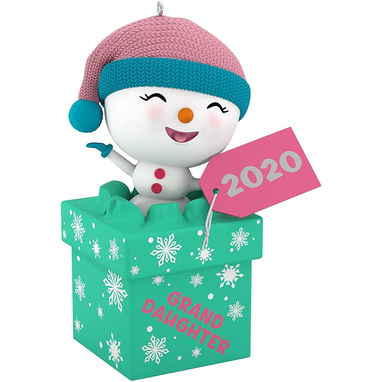 Hallmark Keepsake Christmas Ornament 2020 Year-Dated, The Gift of Granddaughters Snowman