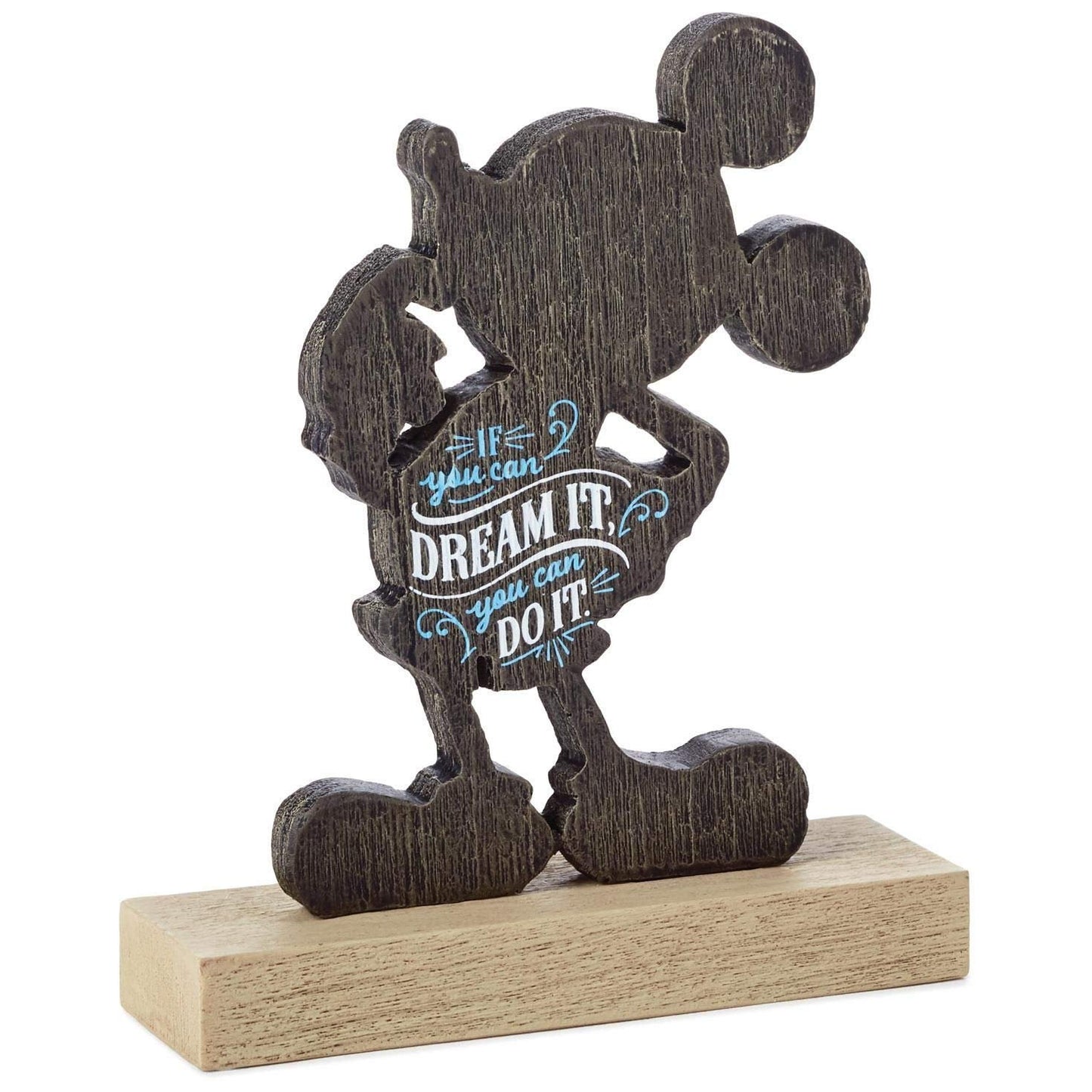 Hallmark Mickey Mouse Dream It Quote Figurine Plaques & Signs Milestones