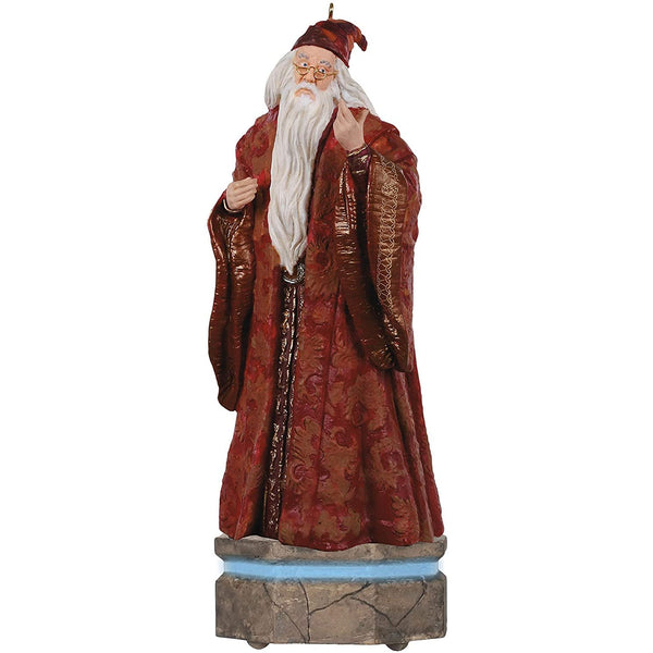 Hallmark Keepsake Christmas Ornament 2020, Harry Potter Collection Albus Dumbledore Storytellers With Light and Sound