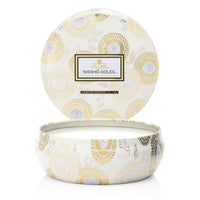 Voluspa Japonica Nissho Soleil 3 Wick Candle In Decorative Tin, 12 Ounce