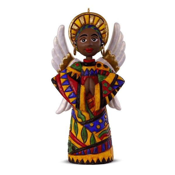 Hallmark Keepsake Christmas Ornament 2018 Year Dated, African American Angel of Hope
