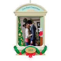 Hallmark Keepsake Ornament: Our First Christmas Together Photo Frame-Holder
