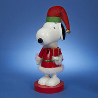 Kurt Adler Snoopy in Red Santa Suit Nutcracker